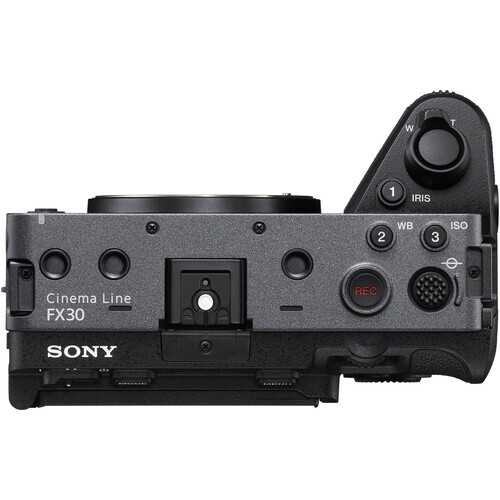 Sony FX30 Cinema Camera XLR Handle ile birlikte