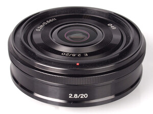 Sony E 20mm f/2.8 Lens - Thumbnail