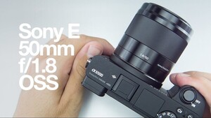 Sony E 50mm f/1.8 OSS Lens - Thumbnail
