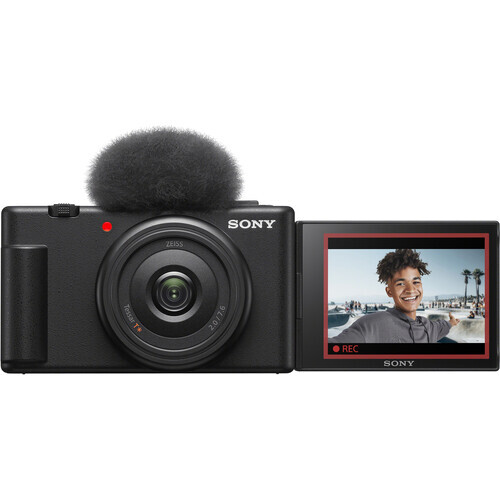 Sony ZV-1F Dijital Vlog Fotoğraf Makinesi + GP-VPT2BT Çekim Kolu