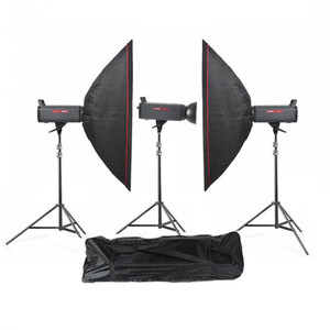 Star - Star 600W Paraflaş ( 3'lü Set )
