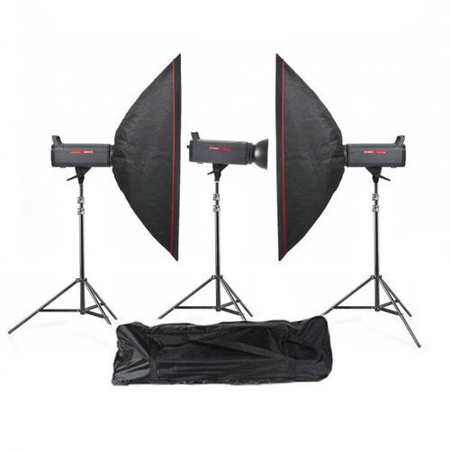 Star 600W Paraflaş ( 3'lü Set )