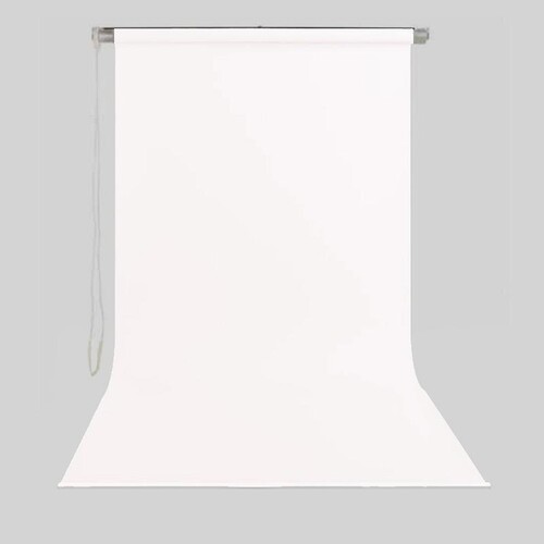 Stil Fon 145cm x 200cm Portre Beyaz Fon Perdesi Seti