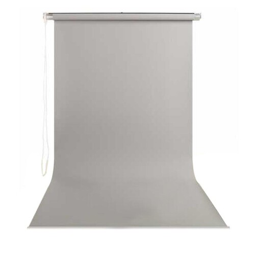 Stil Fon 145cm x 200cm Portre Gri Fon Perdesi Seti