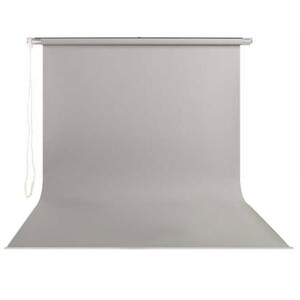 Stil Fon - Stil Fon 195cm x 300cm Sonsuz Gri Fon Perdesi Seti