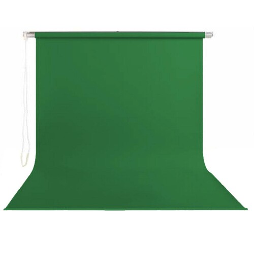 Stil Fon 195cm x 300cm Sonsuz Yeşil Fon Perdesi Seti