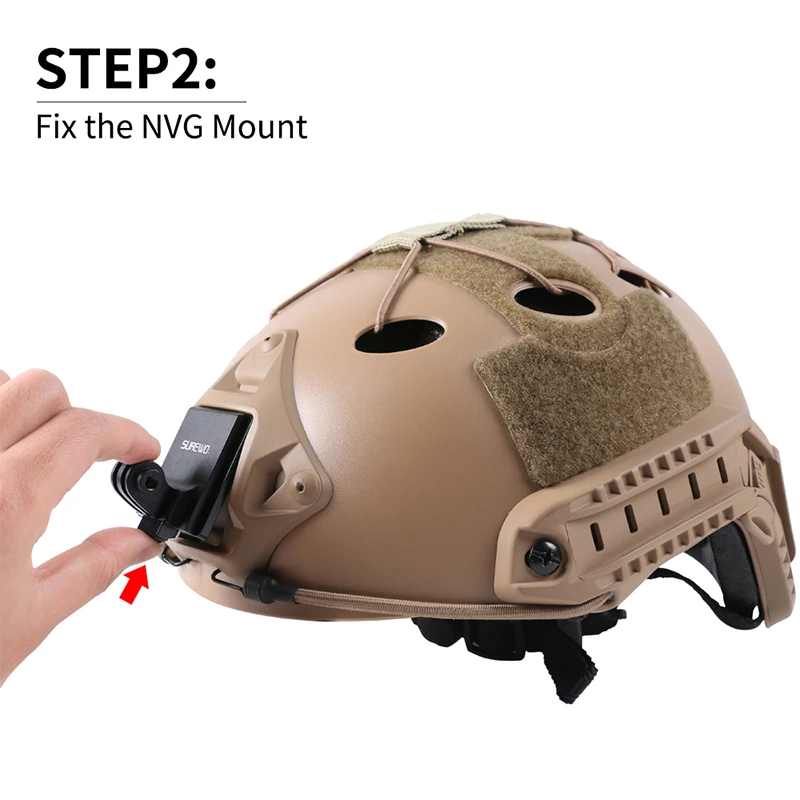 Surewo Alüminyum NVG Mount (GoPro Hero 11/10/9/8) - Thumbnail