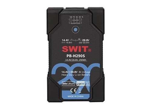 Swit PB-H290S V Mount Kamera Bataryası (14.4 - 28.8V 21.8Ah 290Wh)