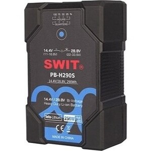 Swit - Swit PB-H290S V Mount Kamera Bataryası (14.4 - 28.8V 21.8Ah 290Wh)