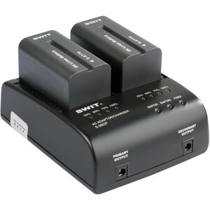 SWIT S-3602F Sony NP-F970/770/960/950 için Dual Şarj Adaptörü - Thumbnail