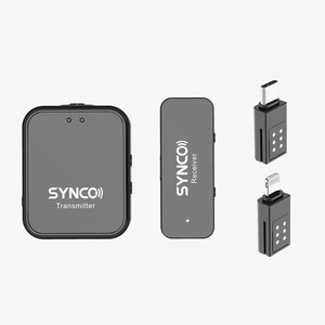 Synco - Synco G1TL İki Kişilik Yaka Mikrofonu (Type-C / Lightning)