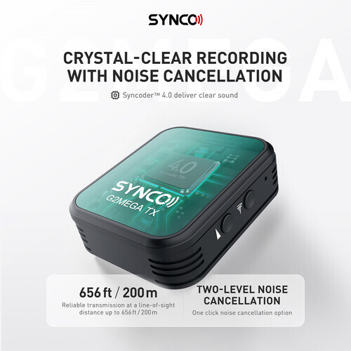 Synco G2(A1) Mega Kablosuz Yaka Mikrofon