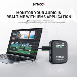 Synco G2(A1) Mega Kablosuz Yaka Mikrofon - Thumbnail