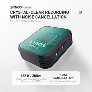 Synco G2(A1) Pro Kablosuz Yaka Mikrofonu - Thumbnail