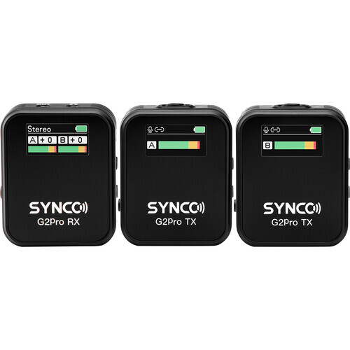 Synco G2(A2) Pro 2 Kişilik Kablosuz Yaka Mikrofon