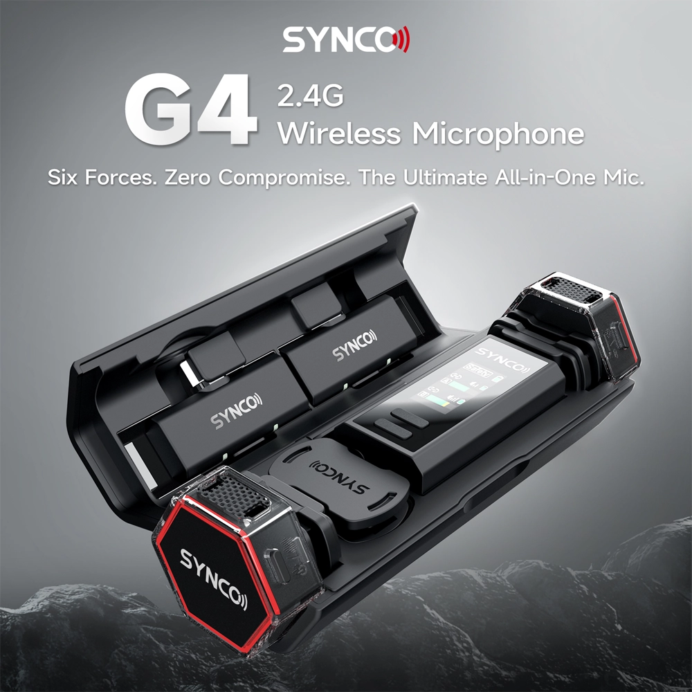 Synco G4 İkili Kablosuz Yaka Mikrofonu