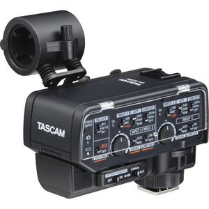 Tascam - Tascam CA-XLR2D-AN Kamera Üstü XLR Mikrofon Adaptörü (3.5mm Analog)