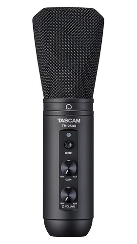 Tascam TM-250U Supercardioid USB Type-C Condenser Mikrofon
