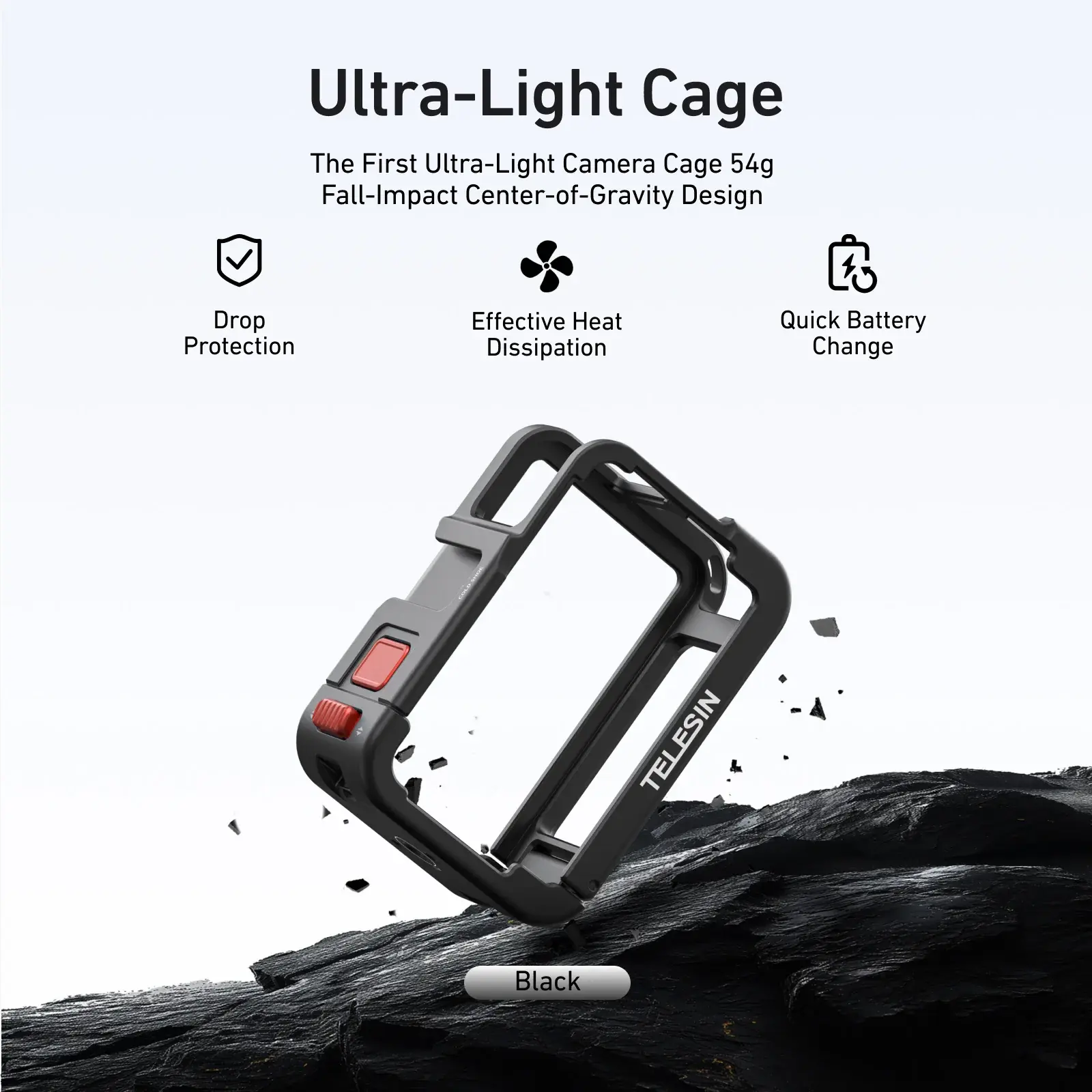 Telesin Osmo Action 3/4/5 Pro Metal Combo