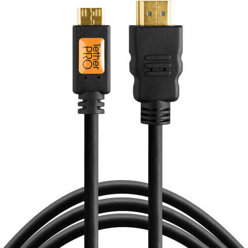 Tether Tools TetherPro 4.6m HDMI Mini(Tip-C) to HDMI(Tip-A) Kablo (TPHDCA15)