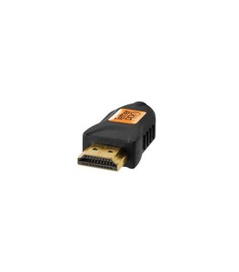 Tether Tools TetherPro HDMI Micro to HDMI 3 m Siyah Kablo - Thumbnail