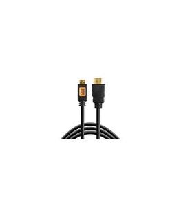 Tether Tools - Tether Tools TetherPro HDMI Mini to HDMI 3 m Siyah Kablo