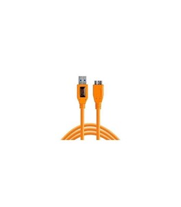 Tether Tools - Tether Tools TetherPro USB 3.0 to Micro-B Turuncu 30 cm Bağlantı Kablosu