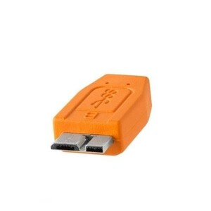 Tether Tools TetherPro USB-C to USB 3.0 Micro-B 4.6 m Bağlantı Kablosu (CUC3315ORG) - Thumbnail
