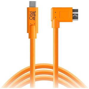 Tether Tools - Tether Tools TetherPro USB-C to USB 3.0 Micro-B Dik Açılı 4.6 m Bağlantı Kablosu