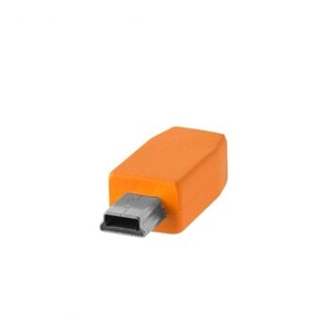 Tether Tools USB-C to 2.0 Mini-B 5-Pin CUC2415-ORG - Thumbnail