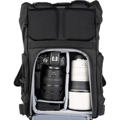 ThinkTank FocusPoint Rolltop Kamera Sırt Çantası (Asphalt Black, 30 L)