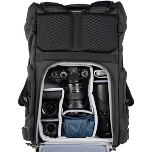 ThinkTank FocusPoint Rolltop Kamera Sırt Çantası (Asphalt Black, 30 L) - Thumbnail