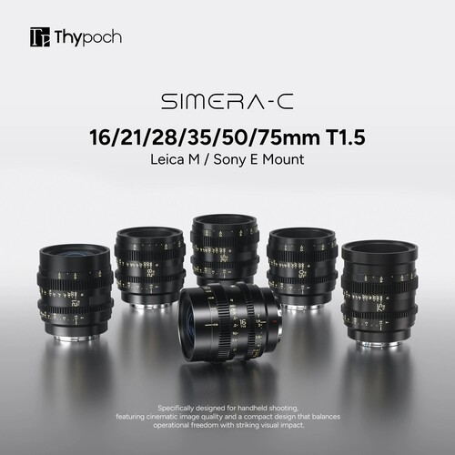 Thypoch Simera-C 16mm T1.9 Full Frame Cine Lens (Sony E)