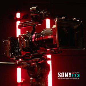 Tilta Basic Kamera Kafes for Sony FX3 & FX30 (Titanium Grey) - Thumbnail