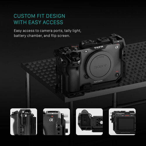 Tilta Basic Kamera Kafes for Sony FX3 & FX30 (Titanium Grey)