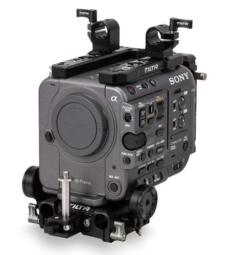 Tilta ES-T20-B-V Sony FX6 Kamera İçin Kafes Kiti (V Mount Pil Yuvası Dahil)
