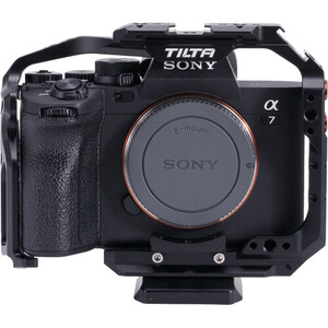 Tilta Full Kamera Kafes for Sony a7 IV Siyah (Sony a1, a7S III, a7R IV, a7 III, a7R III, a9, ve a9 II) - Thumbnail