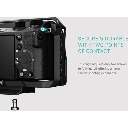 Tilta Lightweight Kamera Kafes for Sony a6700 (Siyah)