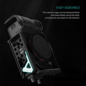 Tilta Lightweight Kamera Kafes for Sony a7C II / a7C R (Siyah) - Thumbnail