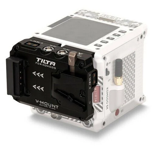 Tilta TA-T08-BPV-B Dual Canon BP to V-Mount Batarya Plakası Adapter (RED Komodo için)