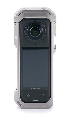 Tilta TA-T90-FCC-TG Insta360 X5 için Tam Kamera Kafesi – Titanyum Gri