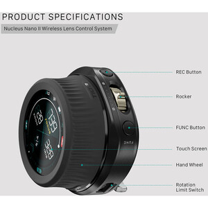 TILTA WLC-T05 Nucleus Nano II Wireless Lens Control System (bataryalı) - Thumbnail