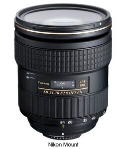 Tokina AT-X 24-70mm f/2.8 Pro FX Lens - Thumbnail