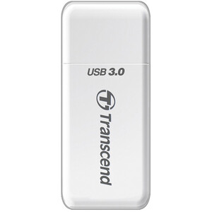 Transcend - Transcend RDF5 SD/MicroSD USB 3.1 Gen 1 Type-C Çoklu Kart Okuyucu (Beyaz) (1)