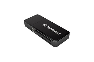 Transcend - Transcend RDF5 SD/MicroSD USB 3.1 Gen 1 Type-C Çoklu Kart Okuyucu (Siyah)