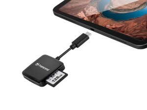 Transcend TS-RDC3 SD/MicroSD USB 3.2 Gen 1 Type-C Çoklu Kart Okuyucu - Thumbnail