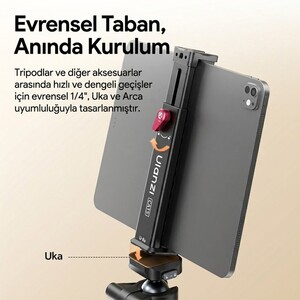 Ulanzi CA15 OneLock Tablet Tutucu Tripod Aparatı - C072 - Thumbnail