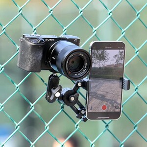 Ulanzi CM010 Aksiyon Kamera ve Cep Telefonu için Futbol Halısaha Tel Montaj Aparatı - Thumbnail