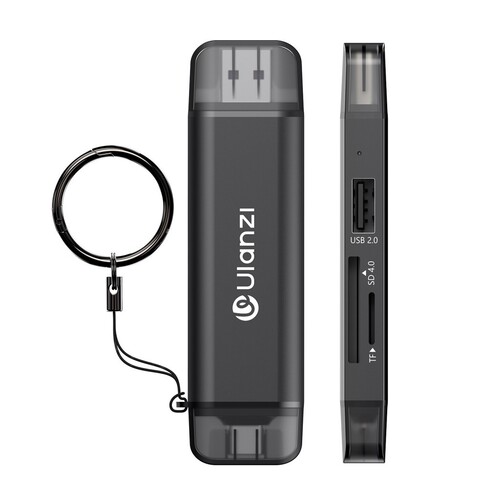 Ulanzi CR3 3 İn 1 USB-C USB-A Kart Okuyucu SD MicroSD - X147