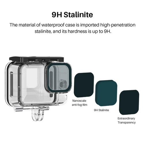 Ulanzi G9-7 Gopro Hero 9 Black Su Geçirmez Housing